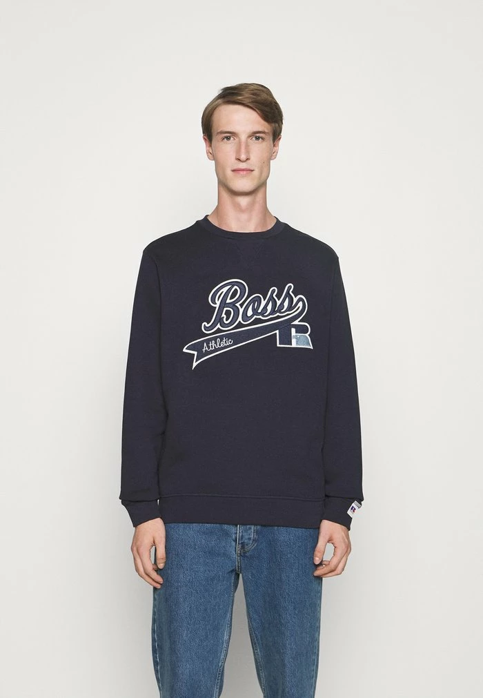 BOSS X RUSSELL ATHLETIC STEDMAN - Sweatshirt - Navy 3 BOSS X RUSSELL ATHLETIC STEDMAN - Sweatshirt - Navy