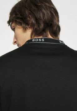 BOSS TALLEY - Long Sleeved Top - Black -BOSS Sales Store 6505ac485ff04a808fb9bfd74a09ccfe