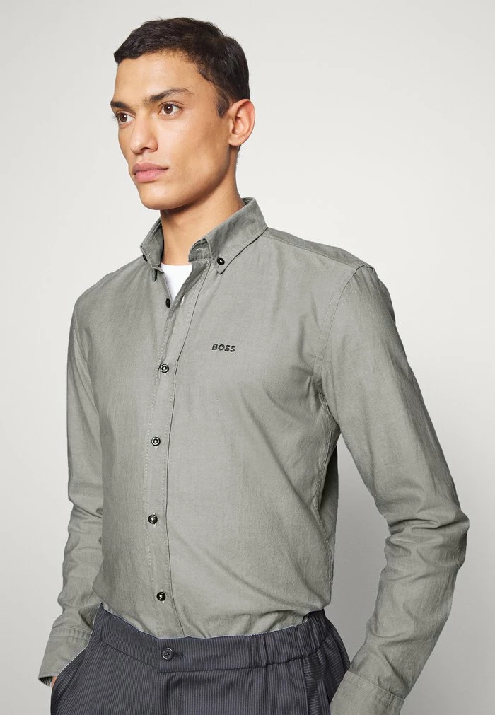 BOSS HANK - Formal Shirt - Open Green 6 BOSS HANK - Formal Shirt - Open Green - Image 4