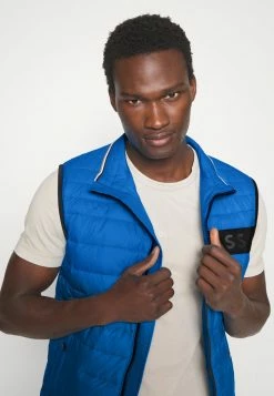 BOSS DAROLAN - Waistcoat - Bright Blue -BOSS Sales Store 65ec7df2fba64336928ddd73a556d189
