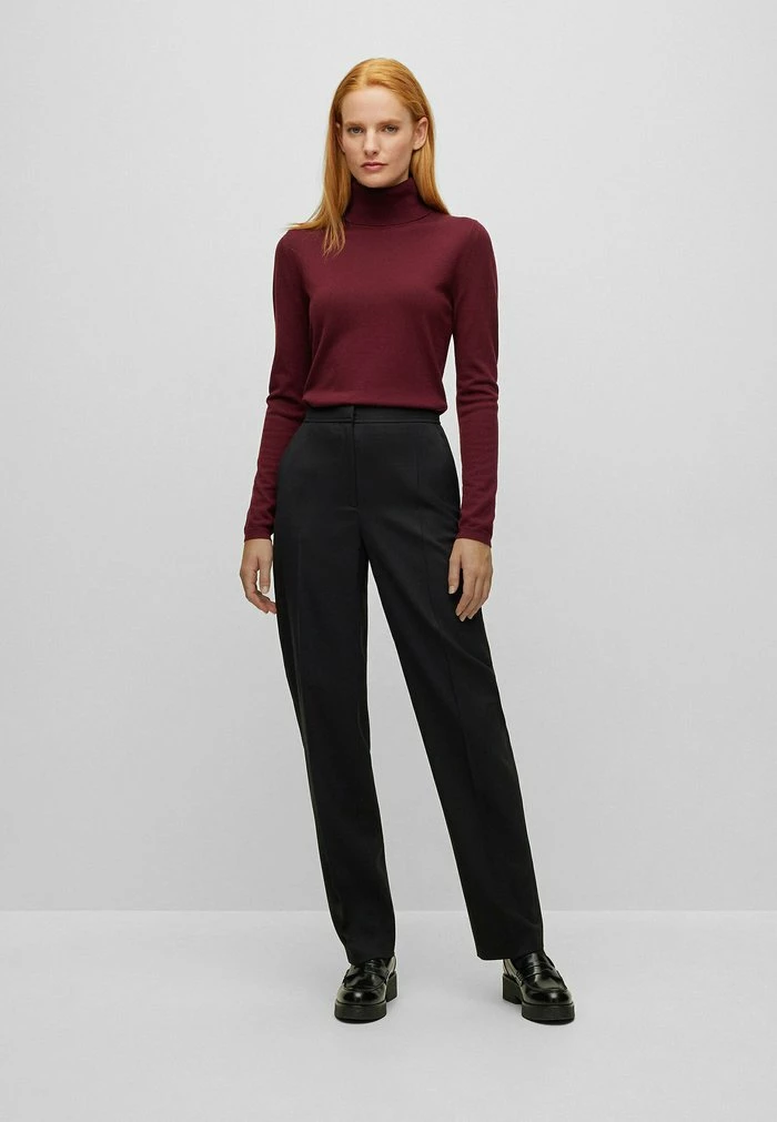 BOSS FAMAURIAN - Jumper - Dark Red Two 4 BOSS FAMAURIAN - Jumper - Dark Red Two - Image 2