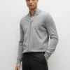 BOSS BALONSO L - Cardigan - Silver One -BOSS Sales Store 66a2a1ec8eb2480b9cbe5a4d32aa816c