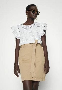 BOSS VARELLA - Mini Skirt - Medium Beige -BOSS Sales Store 66d2e0f7c97d4b9f840f57c73198750e