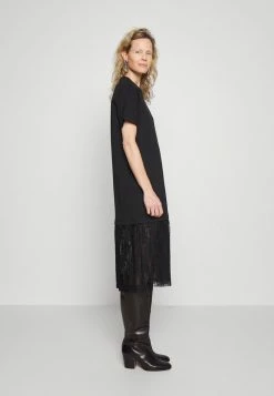 BOSS ENCHY - Jersey Dress - Black -BOSS Sales Store 66f16caab84a4e9195385b845bac2213