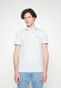 BOSS PAUL CURVED - Polo Shirt - Light Blue