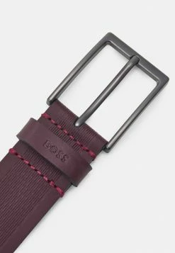 BOSS TILLO - Belt Business - Dark Red -BOSS Sales Store 679cb71114ef422d858ee2410df13515