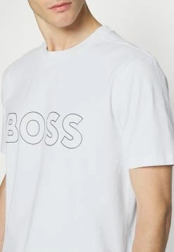 BOSS TEE - Print T-shirt - White 11 BOSS TEE - Print T-shirt - White -BOSS Sales Store 6837f4f7eb5e4b9e8d22a43c850b61c5