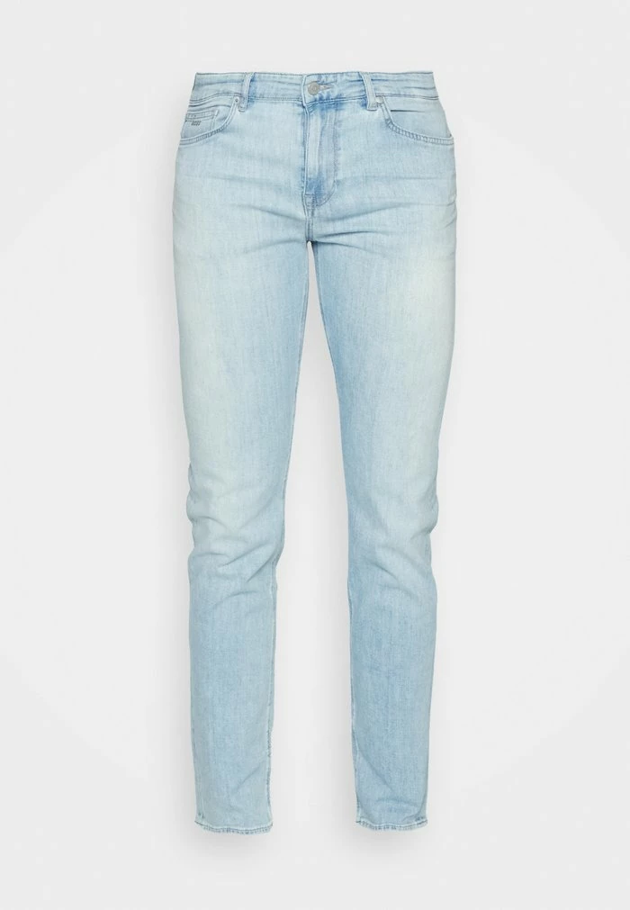 BOSS Straight Leg Jeans - Turquoise/aqua 6 BOSS Straight Leg Jeans - Turquoise/aqua - Image 4