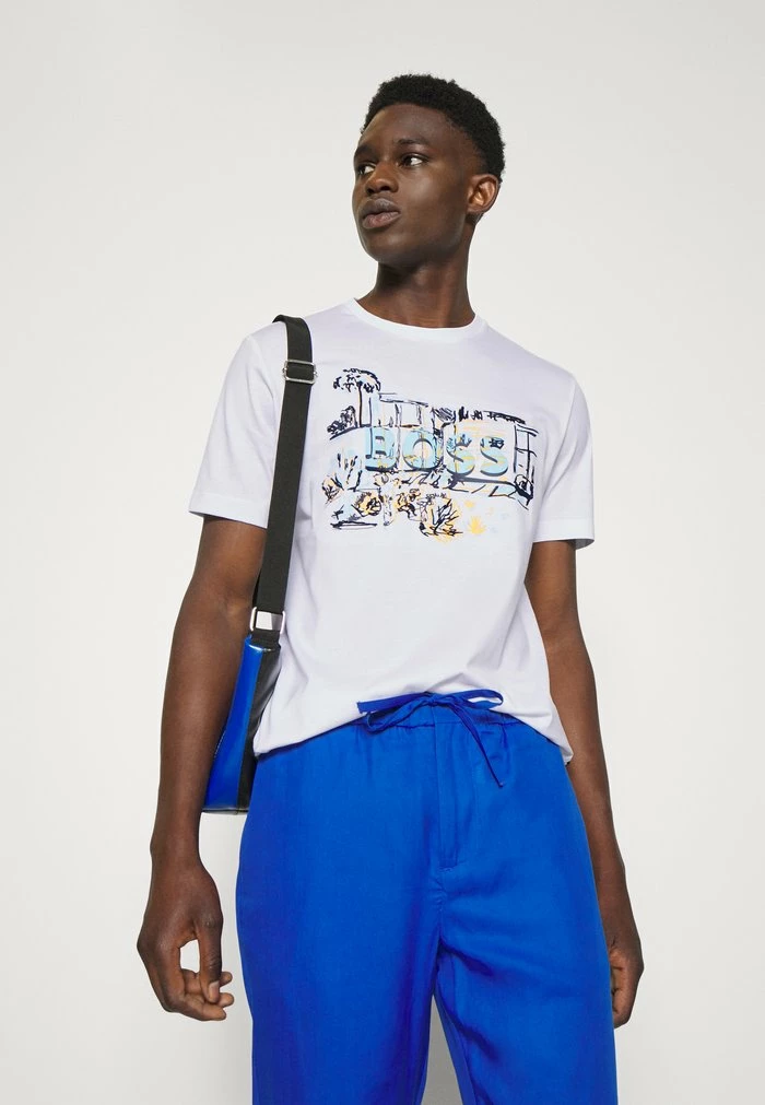 BOSS TIBURT - Print T-shirt - White 6 BOSS TIBURT - Print T-shirt - White - Image 4