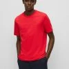 BOSS THOMPSON - Basic T-shirt - Red Thirteen 1 BOSS THOMPSON - Basic T-shirt - Red Thirteen -BOSS Sales Store 695ed815ebd24125973d80a5a714d6d8