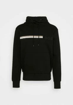 BOSS SEEGER - Sweatshirt - Black -BOSS Sales Store 69666c5858e541e2aa1231a4d89ec98d
