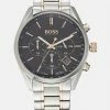 BOSS CHAMPION - Chronograph Watch - Silver-coloured/black -BOSS Sales Store 698d87a7d2854e8baeb6160655f06beb