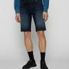 BOSS MAINE - Denim Shorts - Dark Blue Twelve