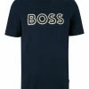 BOSS TIBURT - Print T-shirt - Dark Blue Four -BOSS Sales Store 6ae061bc54d04dc188697d029ad9766c