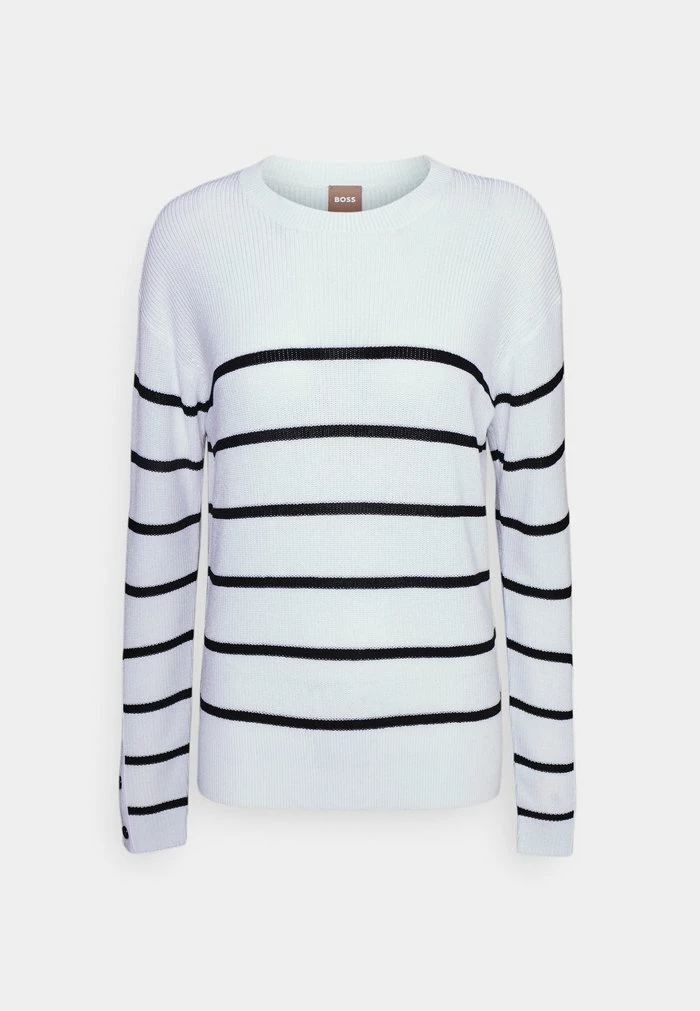 BOSS FITTINA - Jumper - White/black 7 BOSS FITTINA - Jumper - White/black - Image 5