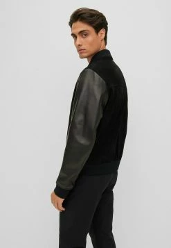 BOSS Leather Jacket - Black One 10 BOSS Leather Jacket - Black One -BOSS Sales Store 6b8d9e0816ec4c0cbed5fa23f9b6a450