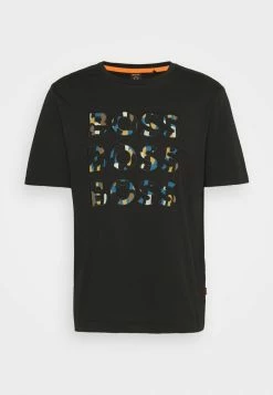 BOSS TEE LOGO FUN - Print T-shirt - Black -BOSS Sales Store 6c6b57bb9a8b481799cef566a328981b