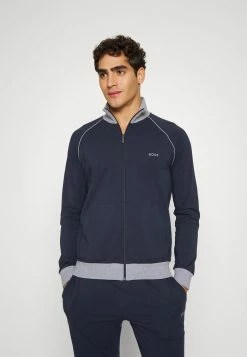 BOSS MIX MATCH JACKET - Zip-up Sweatshirt - Dark Blue
