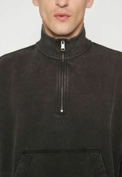 BOSS ZEFADEHALF - Sweatshirt - Black -BOSS Sales Store 6e4d93e3236a49be8bbea0a2f9082244