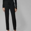 BOSS TARIYANA - Trousers - Black