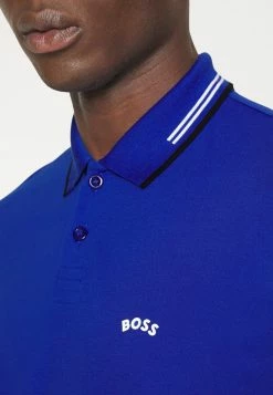 BOSS PAUL CURVED - Polo Shirt - Medium Blue -BOSS Sales Store 701bdf6ef5e64a738711bd60f200d95d