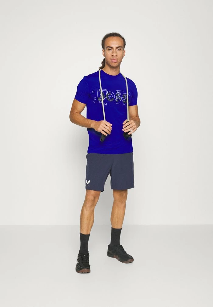 BOSS TEE ACTIVE - Sports T-shirt - Medium Blue 4 BOSS TEE ACTIVE - Sports T-shirt - Medium Blue - Image 2