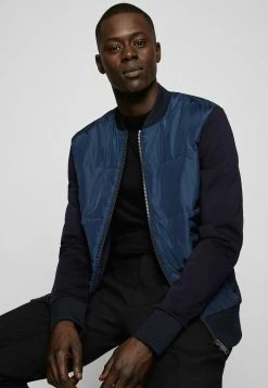 BOSS SKILES - Zip-up Sweatshirt - Dark Blue -BOSS Sales Store 7060386df1bf475998bb469dc57f044d