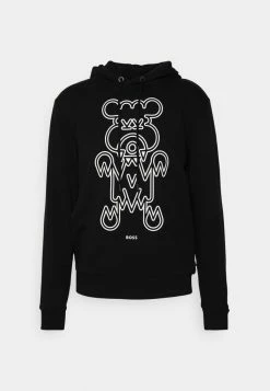 BOSS WEBOXY - Hoodie - Black -BOSS Sales Store 70ff9ecdf9544345b7ce553fe4e8ef3b