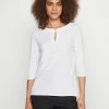 BOSS EPINA - Long Sleeved Top - White -BOSS Sales Store 713f6a2744a144508dbc85e1e33c194f
