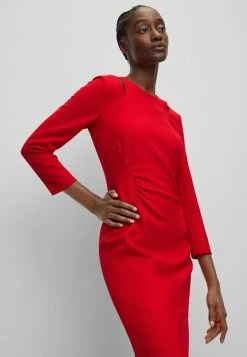 BOSS DADEKA - Shift Dress - Red Twelve -BOSS Sales Store 72b8c23ec18a4f10a76e3af31f51e2e9