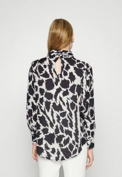 BOSS IVINTA - Blouse - Black/white -BOSS Sales Store 73292b61c742412eabd181a4066a985d