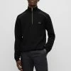 BOSS ZOLDAN - Jumper - Black -BOSS Sales Store 73e6a8123d4044fcb75476d774a84d25