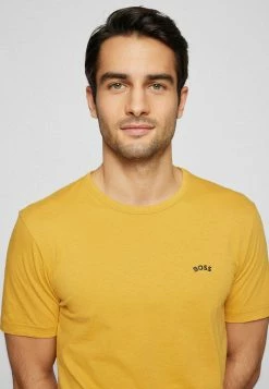 BOSS CURVED - Basic T-shirt - Gold Four -BOSS Sales Store 75111a28ad9346a396f7d26bbdc2e3e4