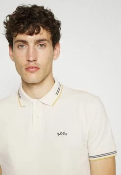 BOSS PAUL CURVED - Polo Shirt - Open White -BOSS Sales Store 7576c3cb999d4f5eb894225c8bff4bd1