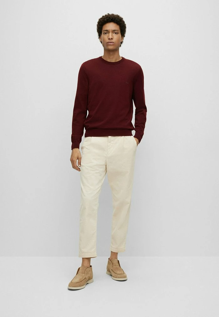 BOSS BOTTO L - Jumper - Dark Red Four 4 BOSS BOTTO L - Jumper - Dark Red Four - Image 2