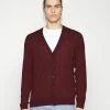 BOSS MARDON - Cardigan - Dark Red
