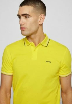 BOSS PAUL CURVED - Polo Shirt - Yellow Nineteen -BOSS Sales Store 75eaf43e5f0b4e26bf59cdab794afd0e