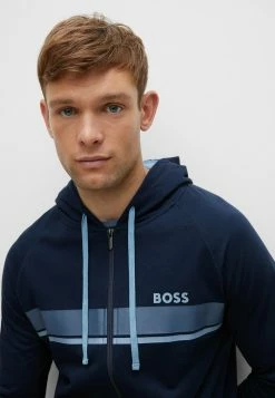 BOSS AUTHENTIC - Training Jacket - Dark Blue Three 10 BOSS AUTHENTIC - Training Jacket - Dark Blue Three -BOSS Sales Store 765d8685f0e54b03861c263cb8541771