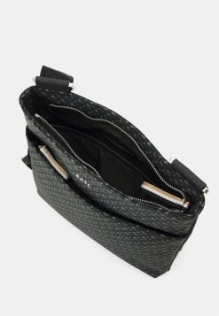 BOSS BYRON UNISEX - Across Body Bag - Black -BOSS Sales Store 76a407ec2963450c85b483ce29d0f51f