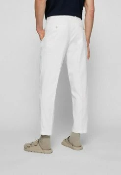 BOSS PERIN - Trousers - White -BOSS Sales Store 76be489817154f6cb14b620f0f66d1bb