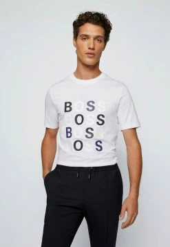 BOSS TESSLER - Print T-shirt - White -BOSS Sales Store 76ca1c4e79214981aec55c139c8cb728