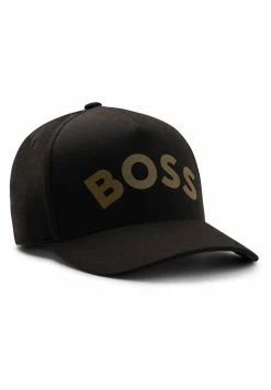 BOSS GOLD BOLD CURVED - Cap - Black