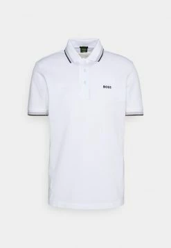 BOSS PADDY CURVED - Polo Shirt - White -BOSS Sales Store 77ea4bbf16cc4416a063cc311179fcdf