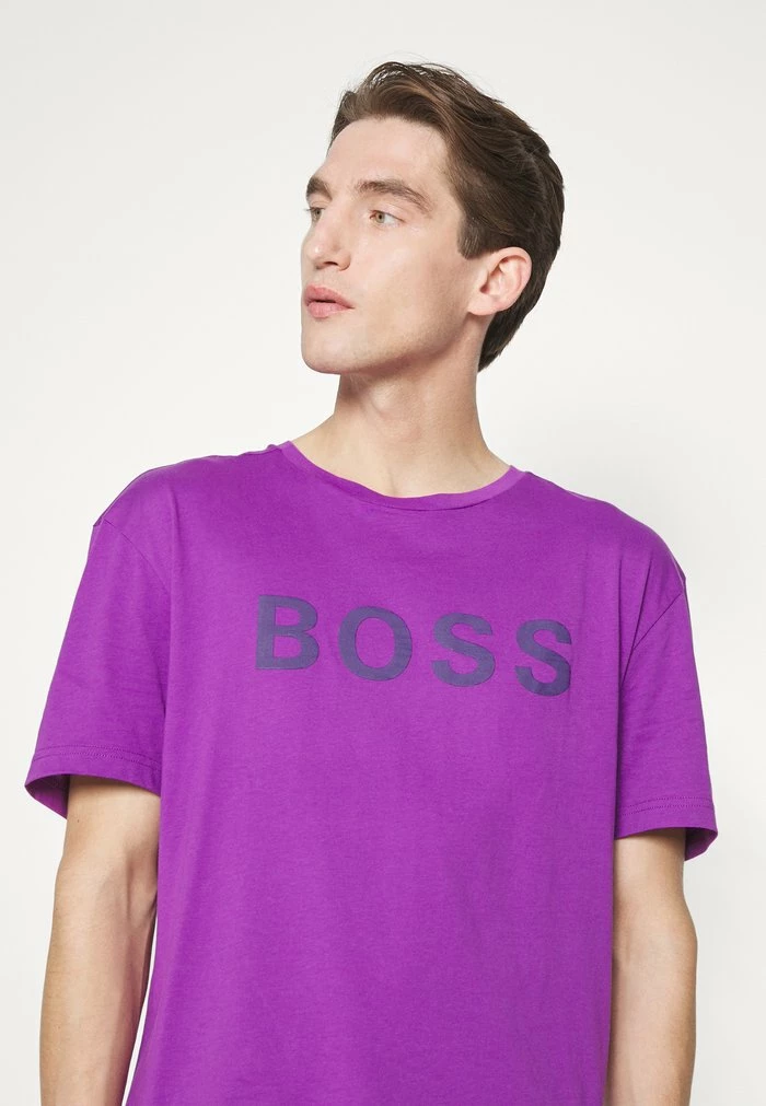 BOSS Print T-shirt - Bright Purple 3 BOSS Print T-shirt - Bright Purple