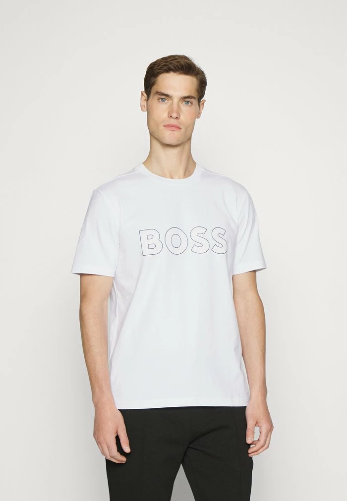 BOSS TEE - Print T-shirt - White 3 BOSS TEE - Print T-shirt - White