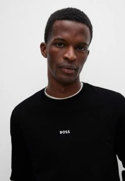 BOSS TCHARK - Long Sleeved Top - Black -BOSS Sales Store 79851a26eb4143358319a7ab5572e90c