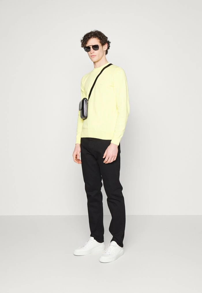 BOSS PACAS - Jumper - Light/pastel Yellow 4 BOSS PACAS - Jumper - Light/pastel Yellow - Image 2