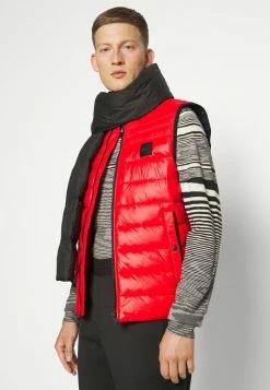 BOSS ODENO - Waistcoat - Bright Red -BOSS Sales Store 7a2a8bc4634344aa816726b0c5ba3c77