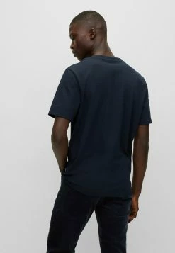 BOSS TIBURT - Basic T-shirt - Dark Blue Four -BOSS Sales Store 7a51ae74d9884905893169505825ce3f