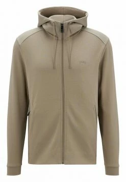 BOSS SAGGY - Zip-up Sweatshirt - Brown -BOSS Sales Store 7a6cd7d289234e8d9c72d7cb3c08371f